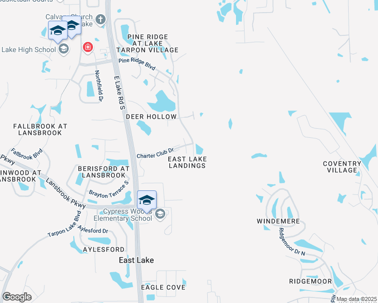 map of restaurants, bars, coffee shops, grocery stores, and more near 1681 Starling Drive in Tarpon Springs