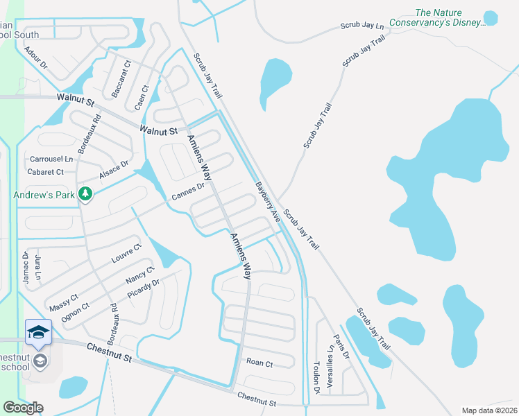 map of restaurants, bars, coffee shops, grocery stores, and more near 1125 Munster Court in Kissimmee