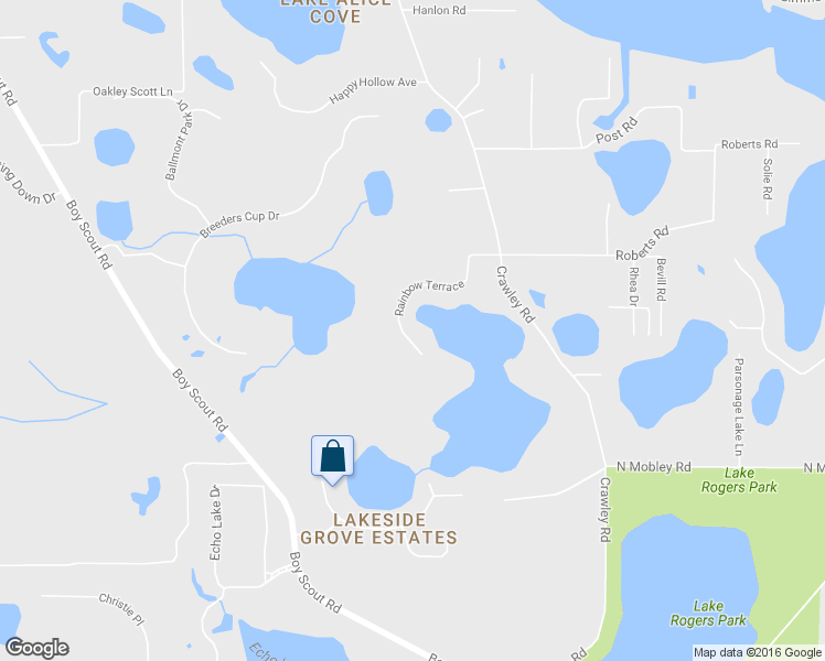 map of restaurants, bars, coffee shops, grocery stores, and more near 17111 Rainbow Terrace in Odessa