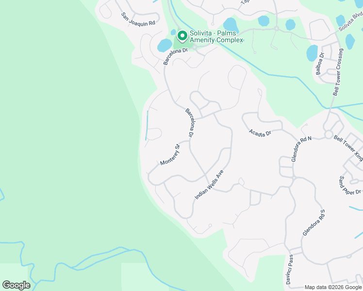 map of restaurants, bars, coffee shops, grocery stores, and more near 562 Monterey Street in Poinciana