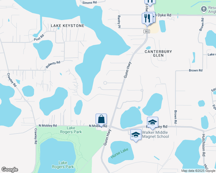 map of restaurants, bars, coffee shops, grocery stores, and more near 8608 Dolce Vita Lane in Odessa