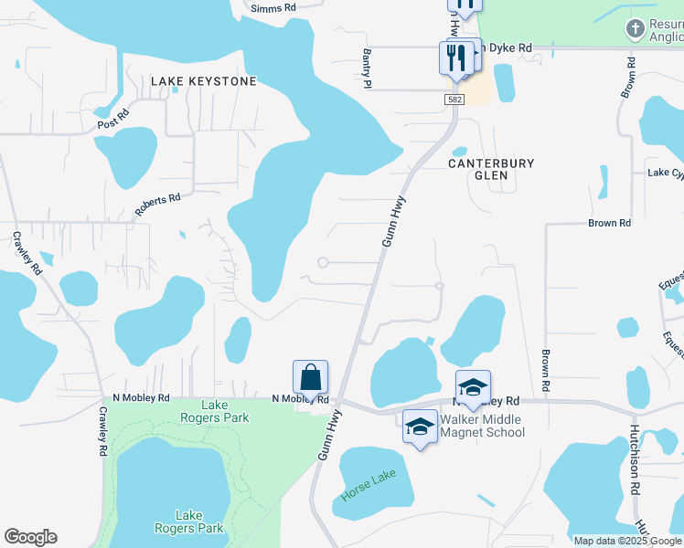 map of restaurants, bars, coffee shops, grocery stores, and more near 8608 Dolce Vita Lane in Odessa