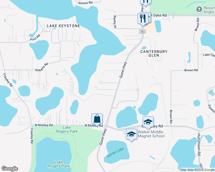 map of restaurants, bars, coffee shops, grocery stores, and more near 8606 Dolce Vita Lane in Odessa
