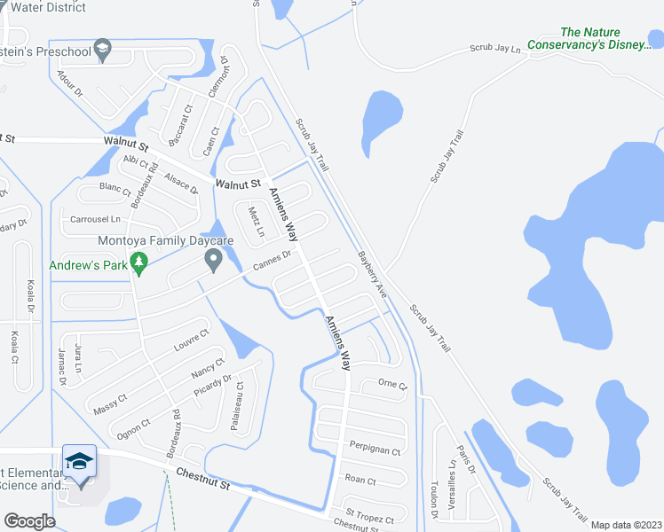 map of restaurants, bars, coffee shops, grocery stores, and more near 1136 Munster Court in Kissimmee