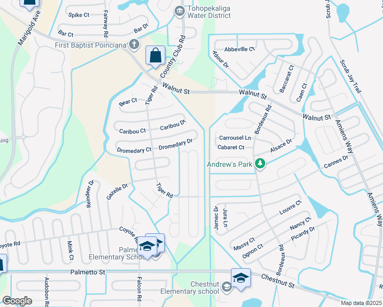 map of restaurants, bars, coffee shops, grocery stores, and more near 549 Koala Drive in Kissimmee