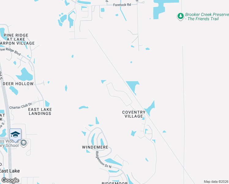map of restaurants, bars, coffee shops, grocery stores, and more near 4826 Ridgemoor Circle in Palm Harbor