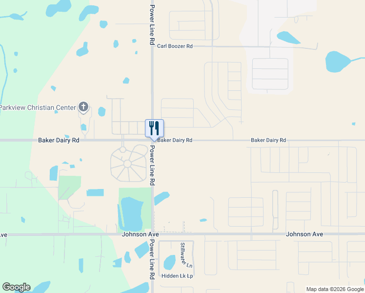 map of restaurants, bars, coffee shops, grocery stores, and more near 4665 Baker Dairy Road in Haines City
