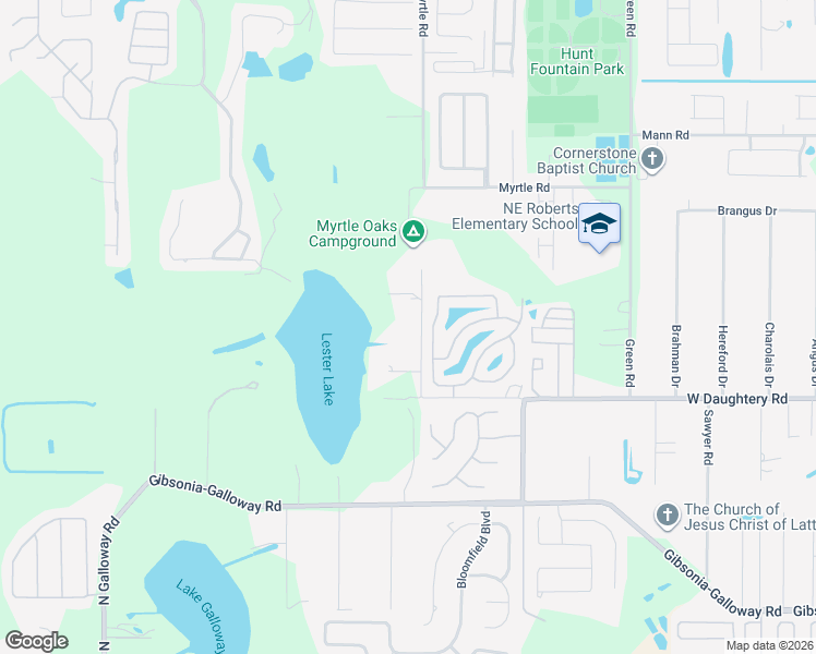 map of restaurants, bars, coffee shops, grocery stores, and more near 6302 Magnolia Lane in Lakeland