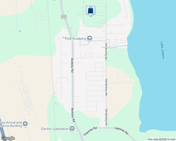 map of restaurants, bars, coffee shops, grocery stores, and more near 1470 Shorewood Drive in Auburndale