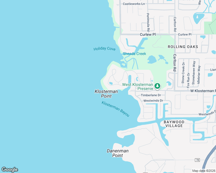 map of restaurants, bars, coffee shops, grocery stores, and more near 1814 Mariner Drive in Tarpon Springs