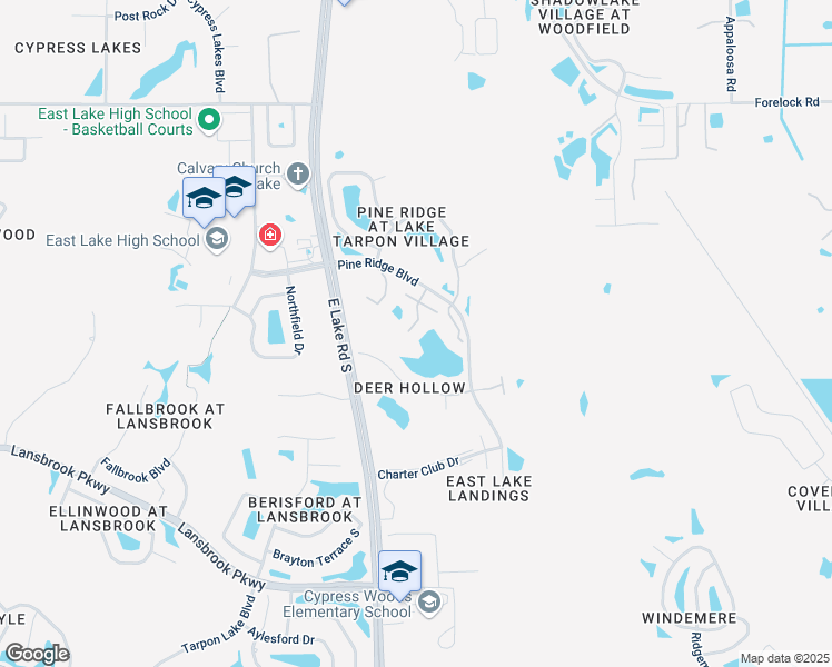 map of restaurants, bars, coffee shops, grocery stores, and more near 1441 Pine Glen Lane in Tarpon Springs