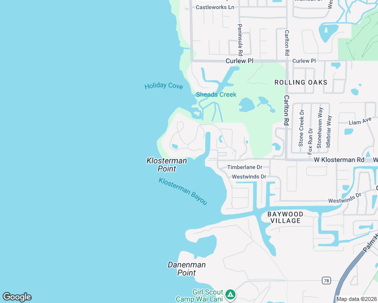map of restaurants, bars, coffee shops, grocery stores, and more near 1812 Mariner Drive in Tarpon Springs