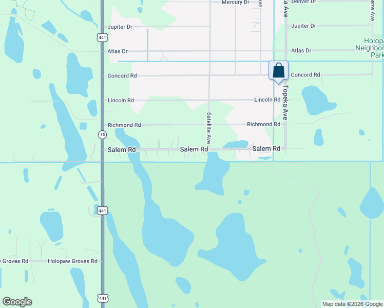 map of restaurants, bars, coffee shops, grocery stores, and more near 9080 Salem Road in St. Cloud