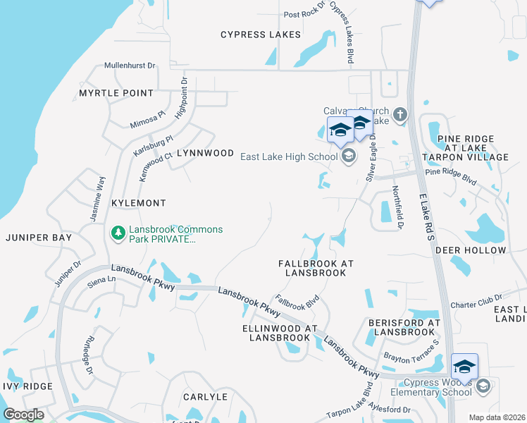 map of restaurants, bars, coffee shops, grocery stores, and more near 5061 Quill Court in Palm Harbor