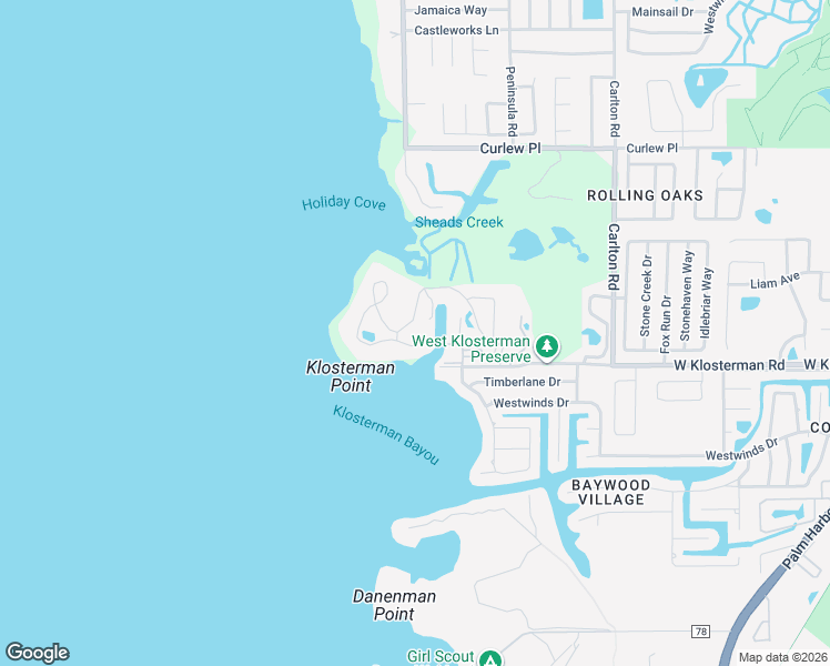map of restaurants, bars, coffee shops, grocery stores, and more near 1810 Mariner Drive in Tarpon Springs