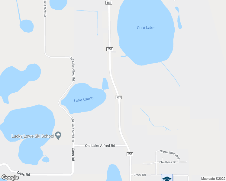 map of restaurants, bars, coffee shops, grocery stores, and more near 2401 State Road 557 in Lake Alfred
