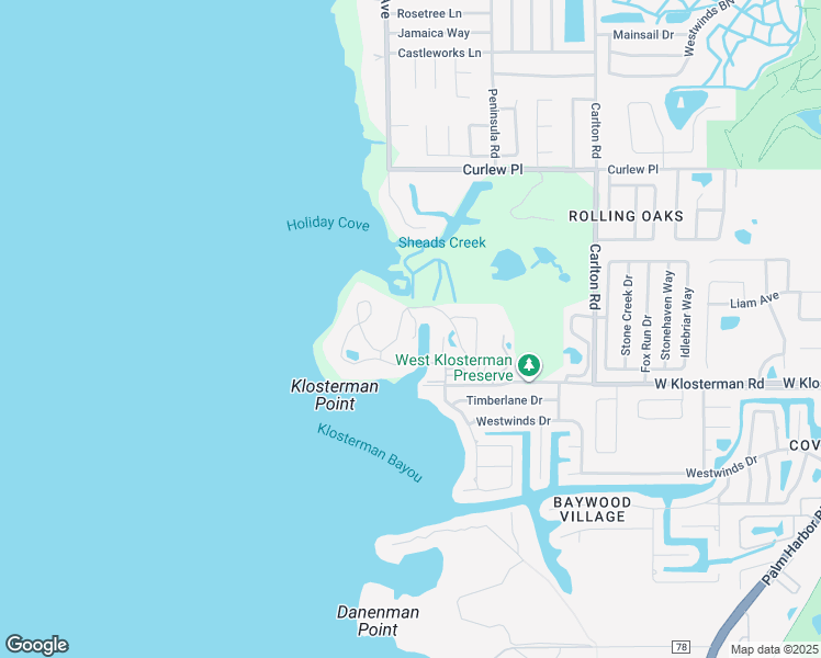 map of restaurants, bars, coffee shops, grocery stores, and more near 1806 Mariner Drive in Tarpon Springs