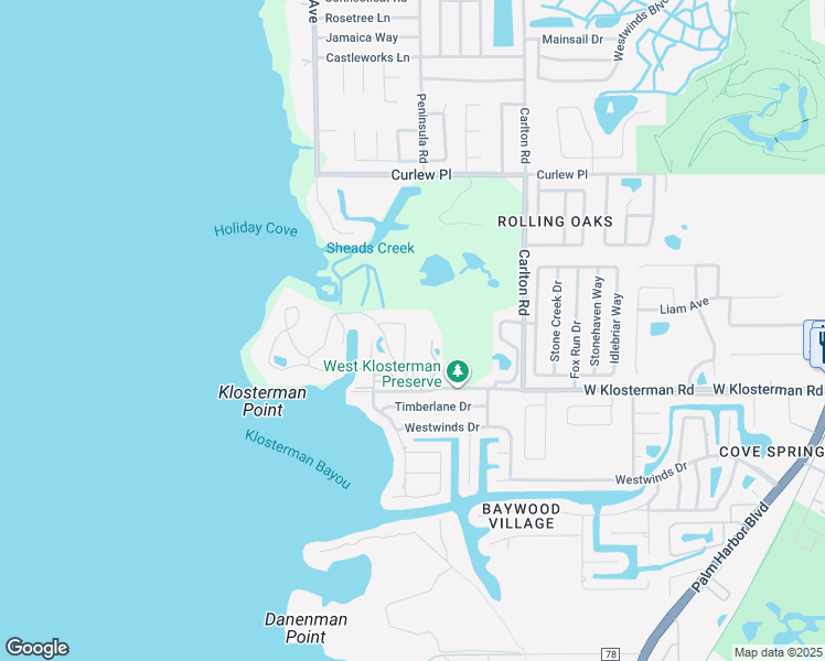 map of restaurants, bars, coffee shops, grocery stores, and more near 1712 Mariner Way in Tarpon Springs