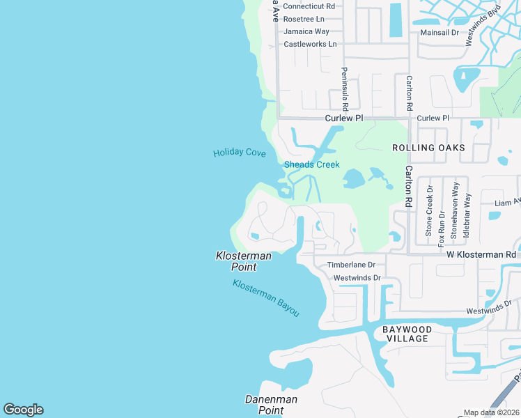 map of restaurants, bars, coffee shops, grocery stores, and more near 205 Mariner Drive in Tarpon Springs