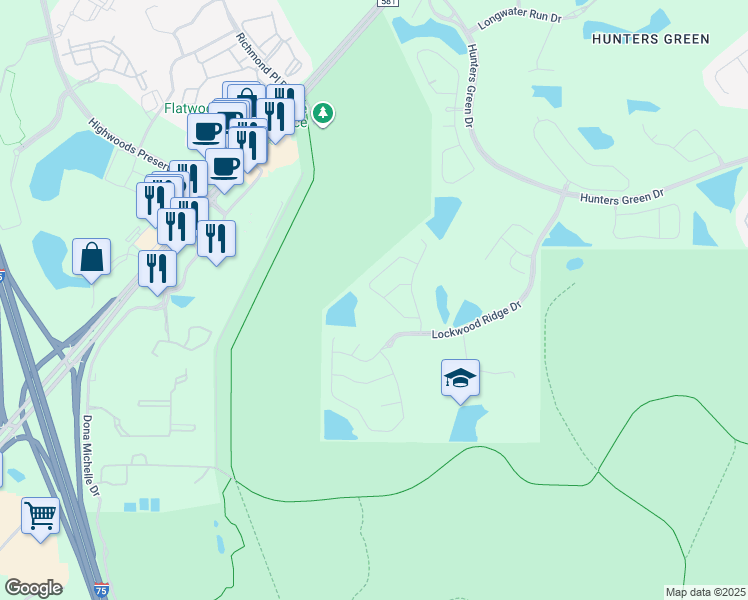 map of restaurants, bars, coffee shops, grocery stores, and more near 8720 Tantallon Circle in Tampa