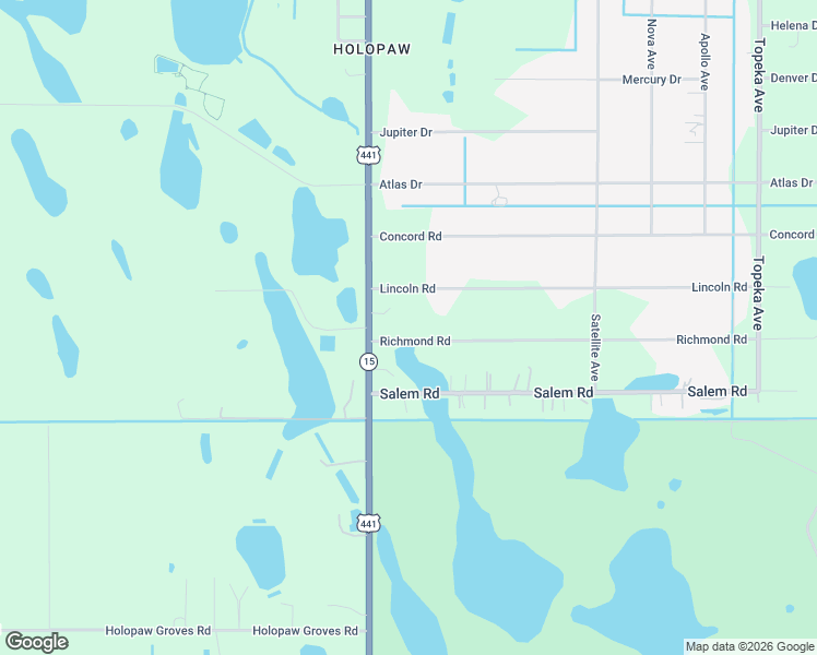 map of restaurants, bars, coffee shops, grocery stores, and more near 5297 Holopaw Road in St. Cloud