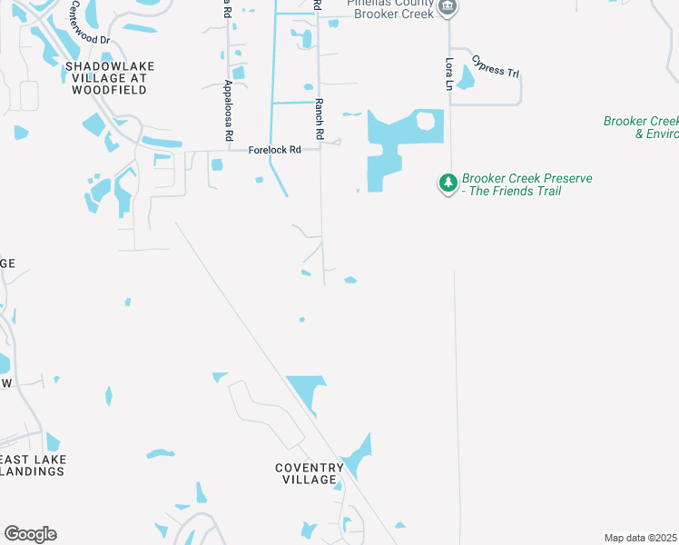 map of restaurants, bars, coffee shops, grocery stores, and more near 1251 Ranch Road in Tarpon Springs