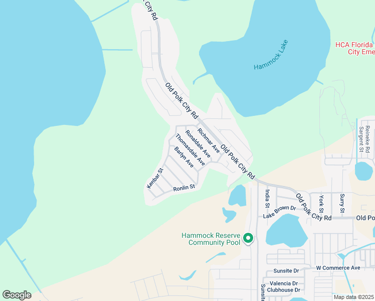 map of restaurants, bars, coffee shops, grocery stores, and more near 323 Thomasdale Avenue in Haines City