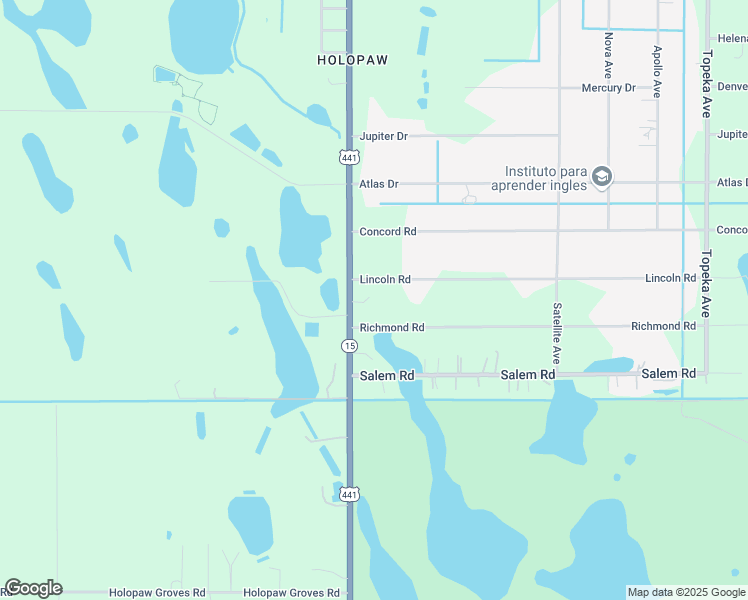 map of restaurants, bars, coffee shops, grocery stores, and more near 5297 Holopaw Road in St. Cloud
