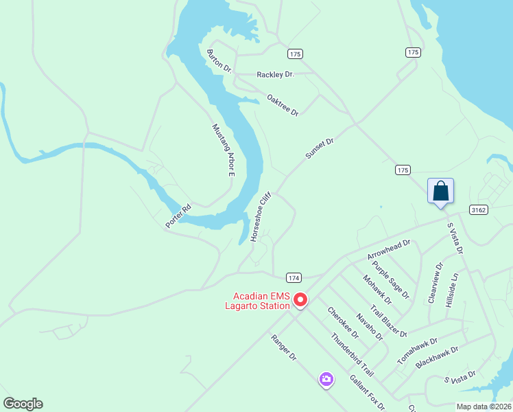 map of restaurants, bars, coffee shops, grocery stores, and more near 123 Horseshoe Cliff in Sandia