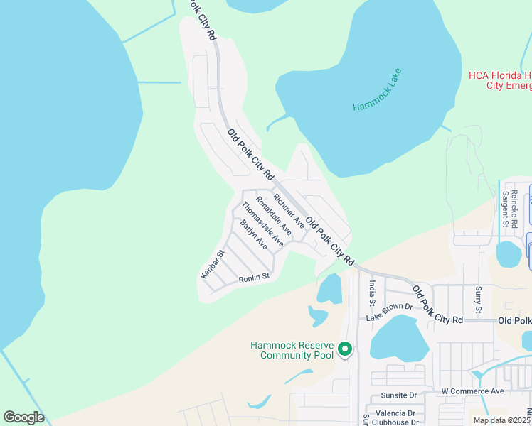 map of restaurants, bars, coffee shops, grocery stores, and more near 323 Thomasdale Avenue in Haines City