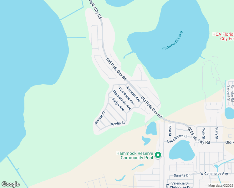map of restaurants, bars, coffee shops, grocery stores, and more near 323 Thomasdale Avenue in Haines City