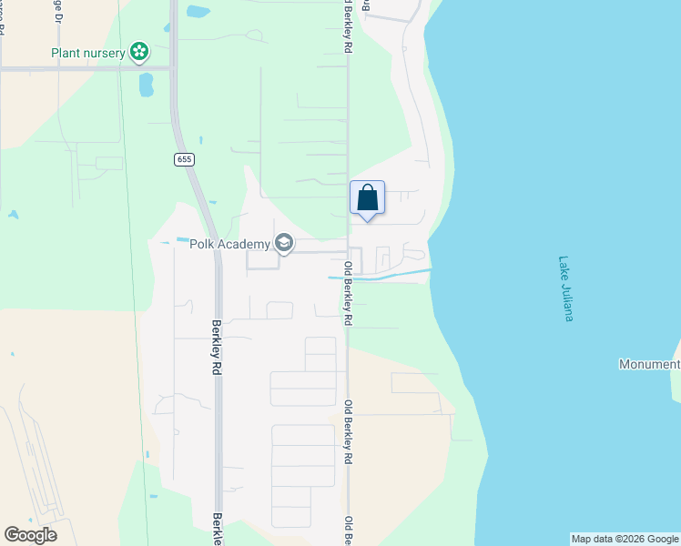 map of restaurants, bars, coffee shops, grocery stores, and more near 868 Barrister Drive in Auburndale