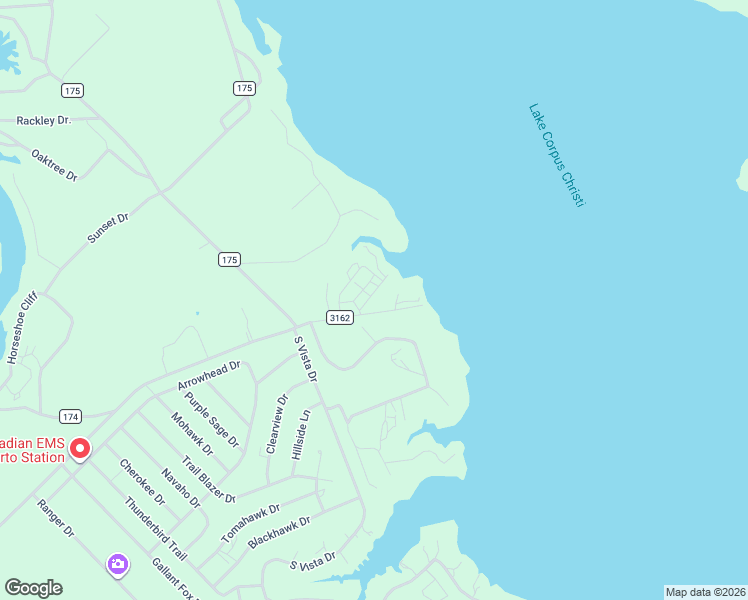 map of restaurants, bars, coffee shops, grocery stores, and more near 122 Farm to Market 3162 in Sandia