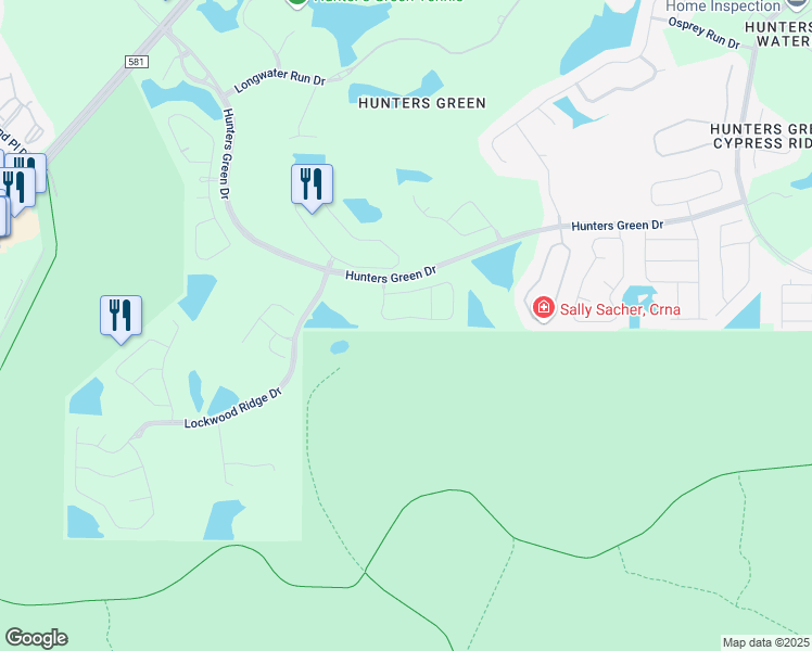 map of restaurants, bars, coffee shops, grocery stores, and more near 9029 Quail Creek Drive in Tampa