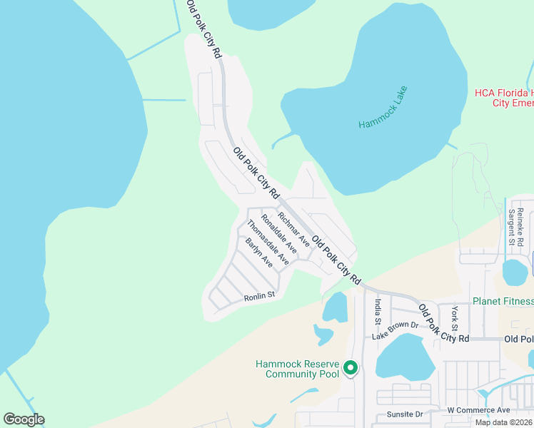 map of restaurants, bars, coffee shops, grocery stores, and more near 240 Ronaldale Avenue in Haines City