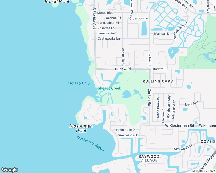 map of restaurants, bars, coffee shops, grocery stores, and more near 1130 South Florida Avenue in Tarpon Springs