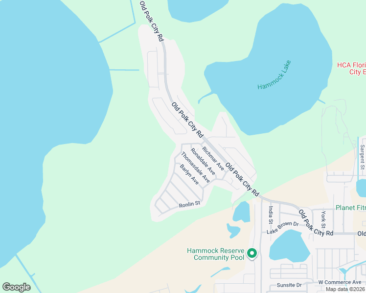 map of restaurants, bars, coffee shops, grocery stores, and more near 977 Kenbar Street in Haines City