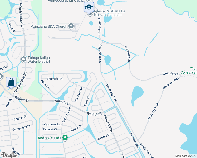 map of restaurants, bars, coffee shops, grocery stores, and more near 314 Clermont Drive in Kissimmee