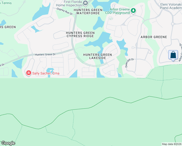 map of restaurants, bars, coffee shops, grocery stores, and more near 9422 Willow Cove Court in Tampa