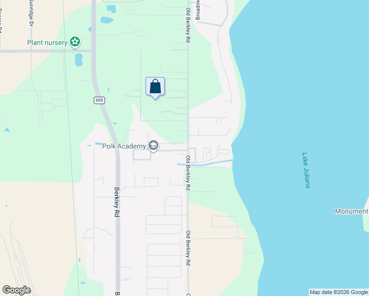 map of restaurants, bars, coffee shops, grocery stores, and more near 868 Barrister Dr in Auburndale