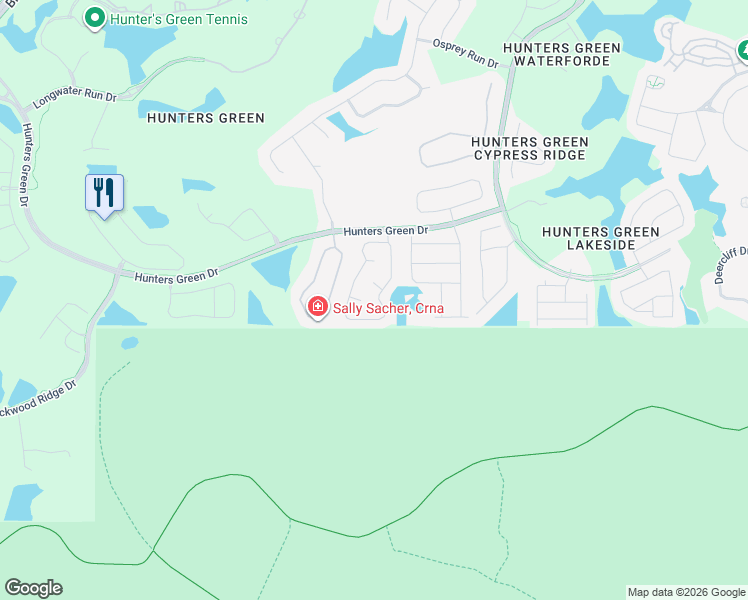 map of restaurants, bars, coffee shops, grocery stores, and more near 17724 Esprit Drive in Tampa