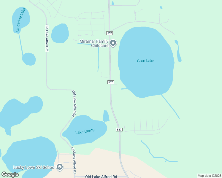 map of restaurants, bars, coffee shops, grocery stores, and more near 2401 County Road 557 in Lake Alfred