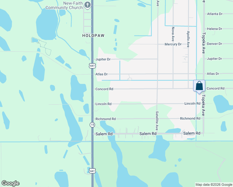 map of restaurants, bars, coffee shops, grocery stores, and more near 8985 Concord Road in St. Cloud