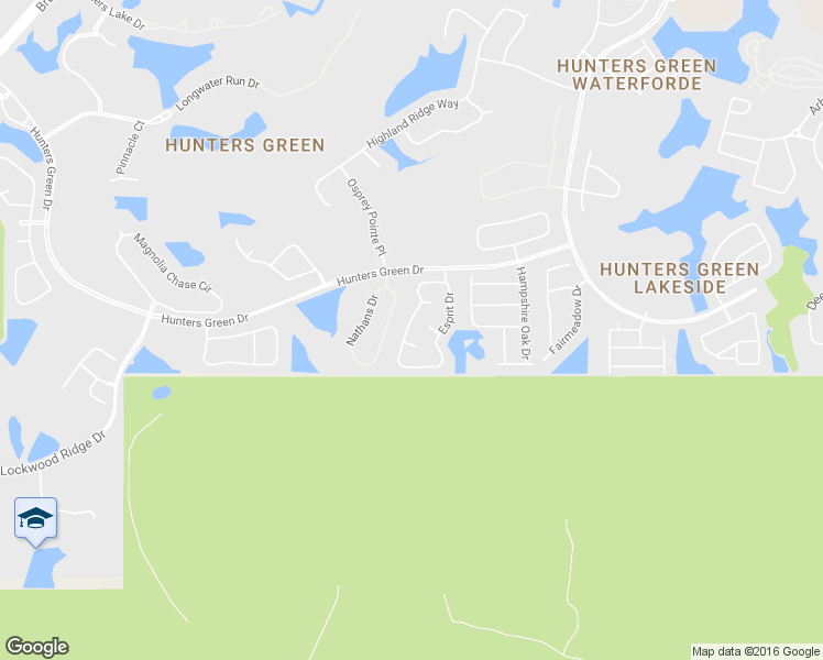 map of restaurants, bars, coffee shops, grocery stores, and more near 17624 Esprit Drive in Tampa