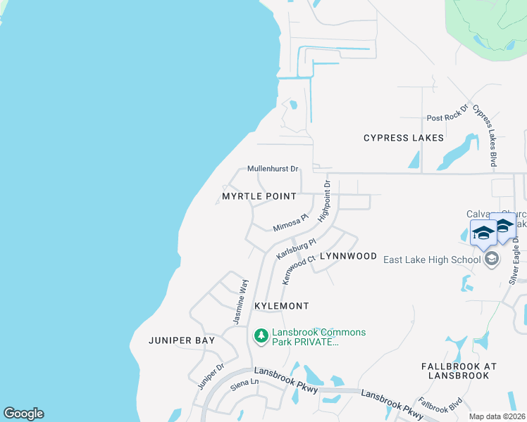 map of restaurants, bars, coffee shops, grocery stores, and more near 3848 Moreno Drive in Palm Harbor