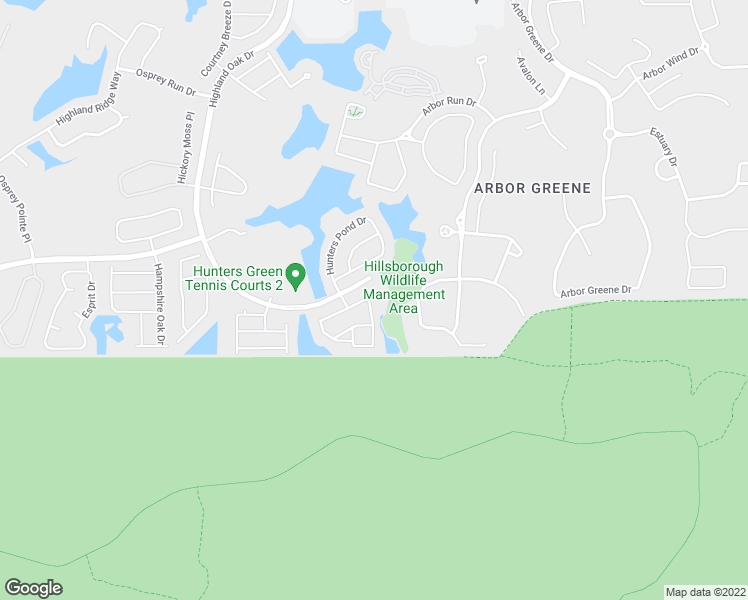 map of restaurants, bars, coffee shops, grocery stores, and more near 9481 Highland Oak Drive in Tampa