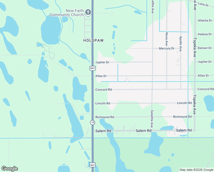 map of restaurants, bars, coffee shops, grocery stores, and more near 8985 Concord Road in St. Cloud