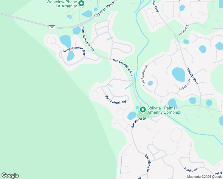 map of restaurants, bars, coffee shops, grocery stores, and more near 542 San Joaquin Road in Poinciana
