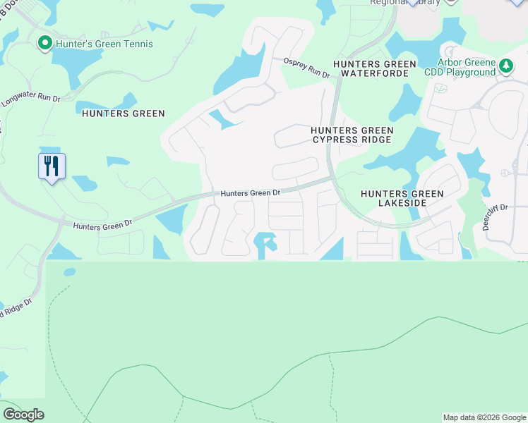 map of restaurants, bars, coffee shops, grocery stores, and more near 9309 Hampshire Park Drive in Tampa