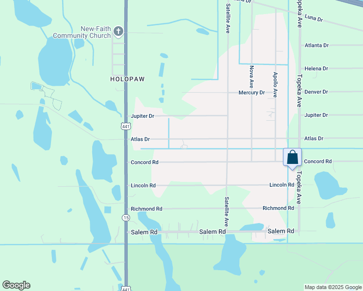 map of restaurants, bars, coffee shops, grocery stores, and more near 9016 Atlas Drive in St. Cloud